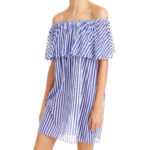 j crew striped dress