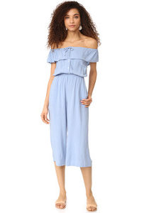 Capulet Crepe Off Shoulder Jumpsuit