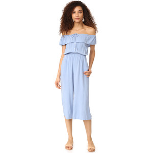 Capulet Crepe Off Shoulder Jumpsuit