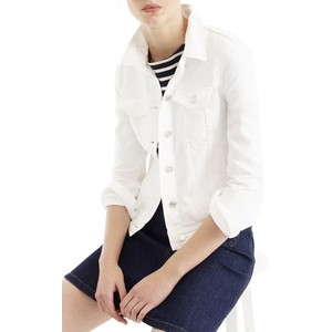 J Crew White Denim Jacket