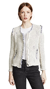 IRO Tweed White Jacket