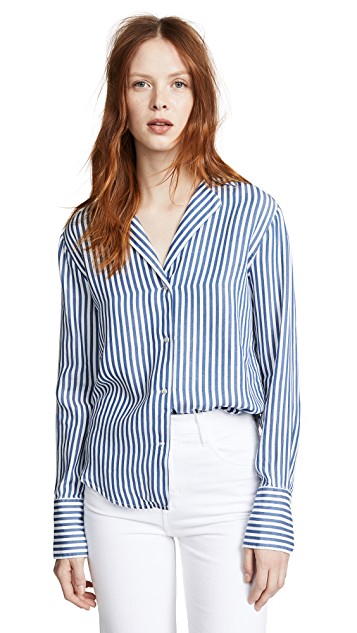 PAIGE Elora Stripe Shirt | Flying Suitcase